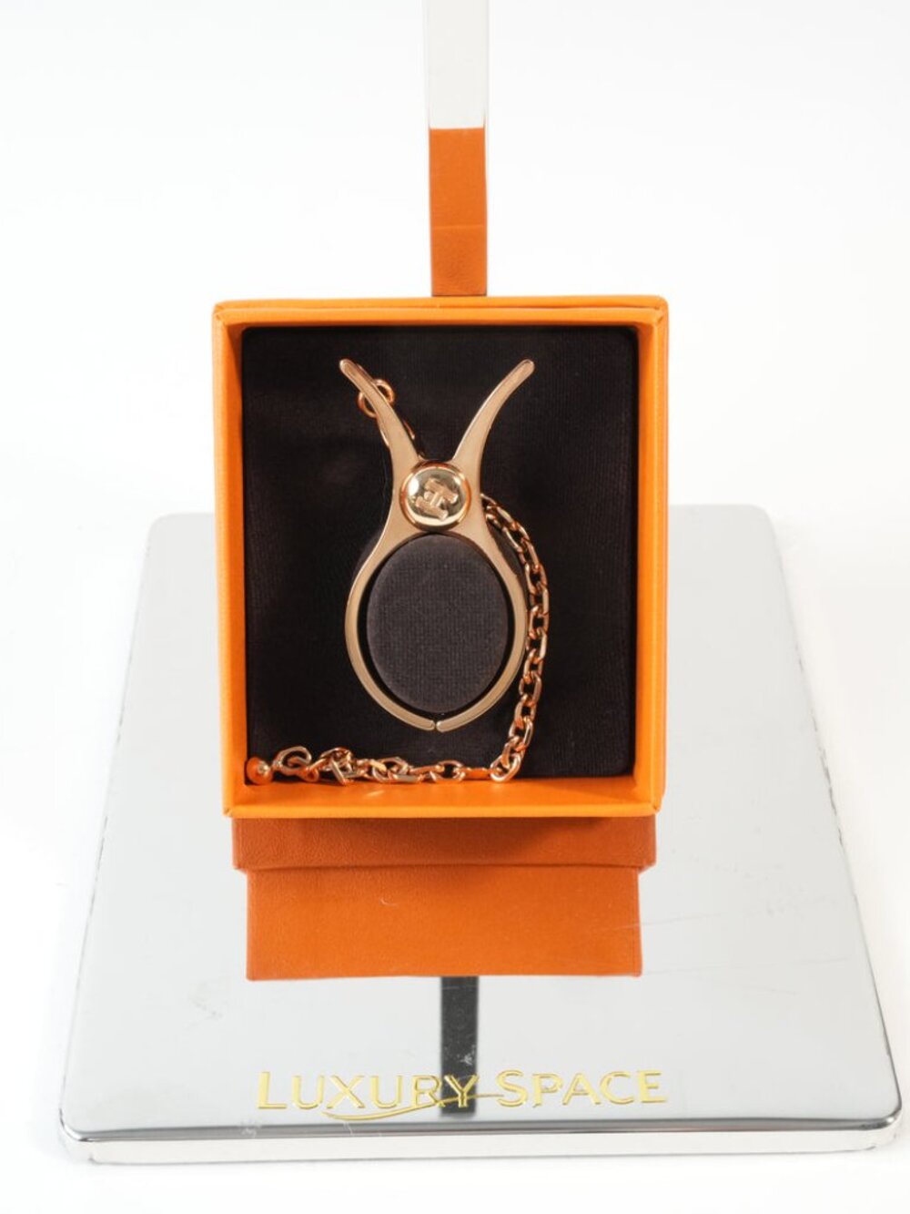 Hermès Filou Glove Clip Gold Metal Key Chain Bag Charm